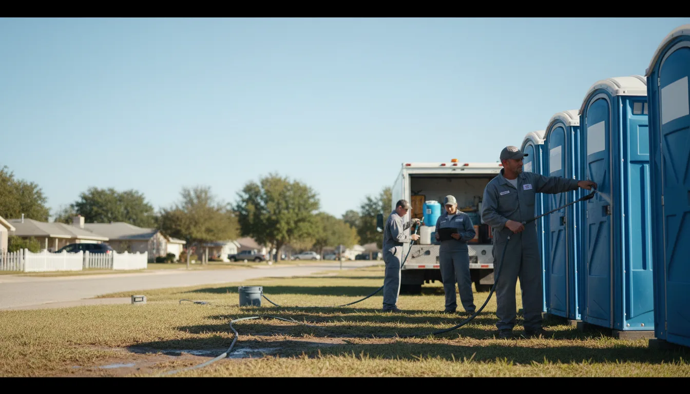 Long-Term Portable Toilet Rental in Cooksville, IL near me